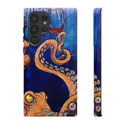 "Octopus the Connoisseur" Tough Phone Cases