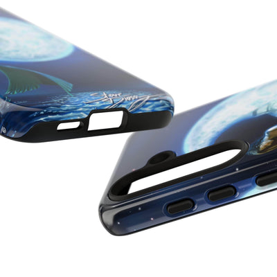 "Mermaid in the Moon" Tough Phone Cases