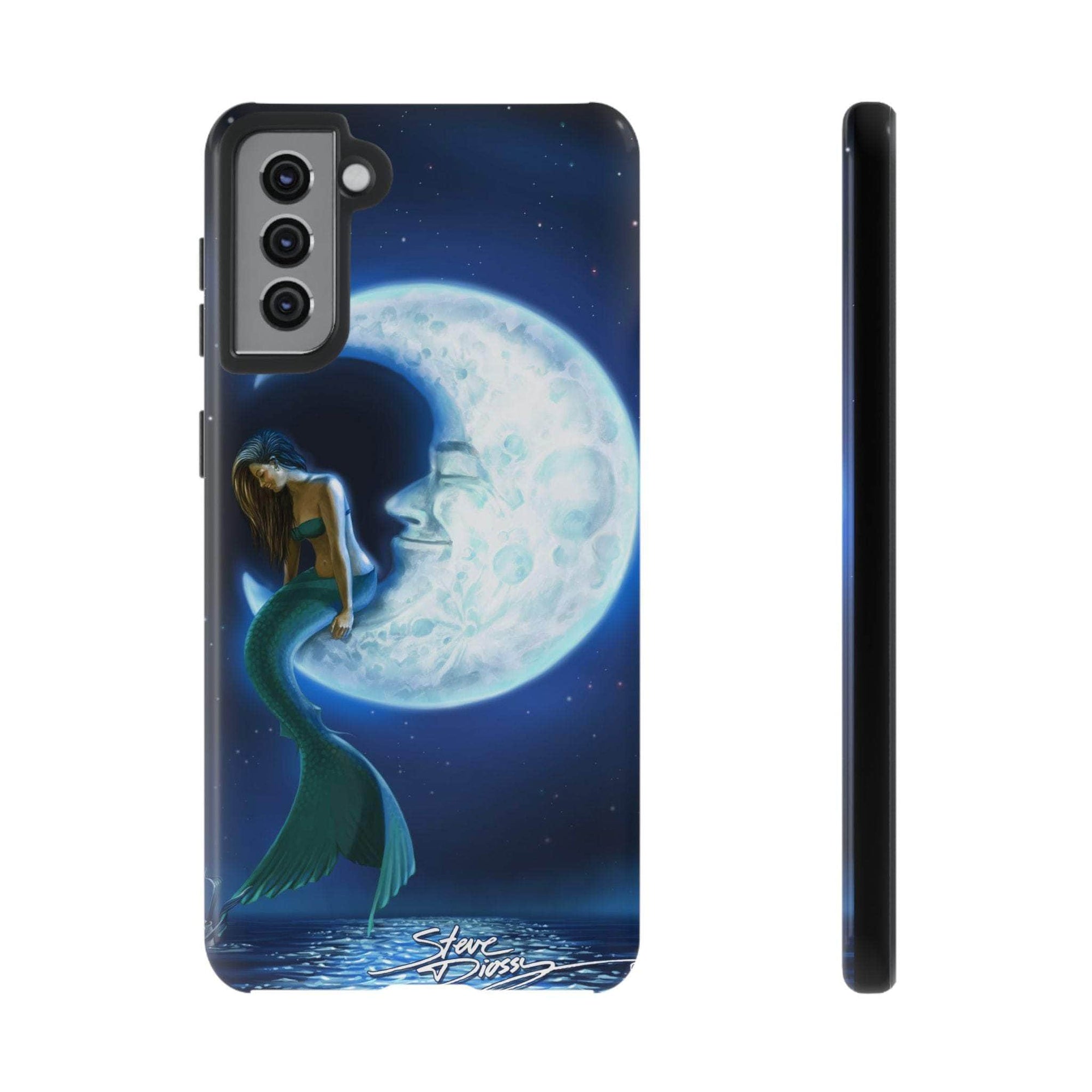 "Mermaid in the Moon" Tough Phone Cases
