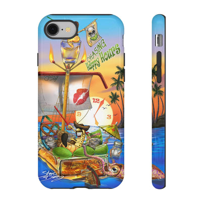 "Chasing Happy Hours" Tough Phone Cases