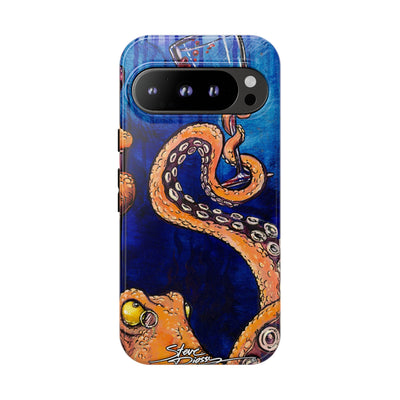 "Octopus the Connoisseur" Tough Phone Cases