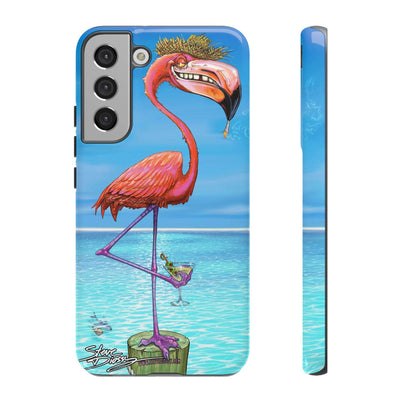 "Dirty Flamingo" Tough Phone Cases