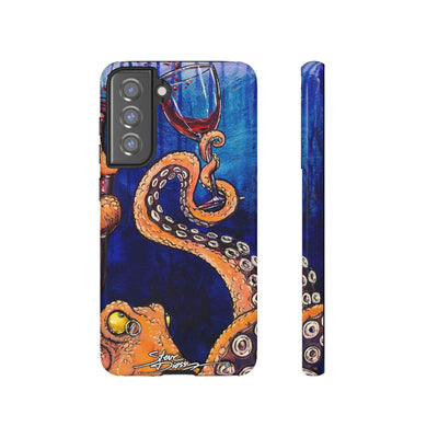 "Octopus the Connoisseur" Tough Phone Cases