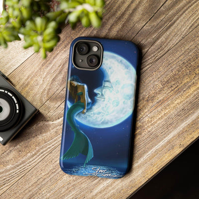 "Mermaid in the Moon" Tough Phone Cases