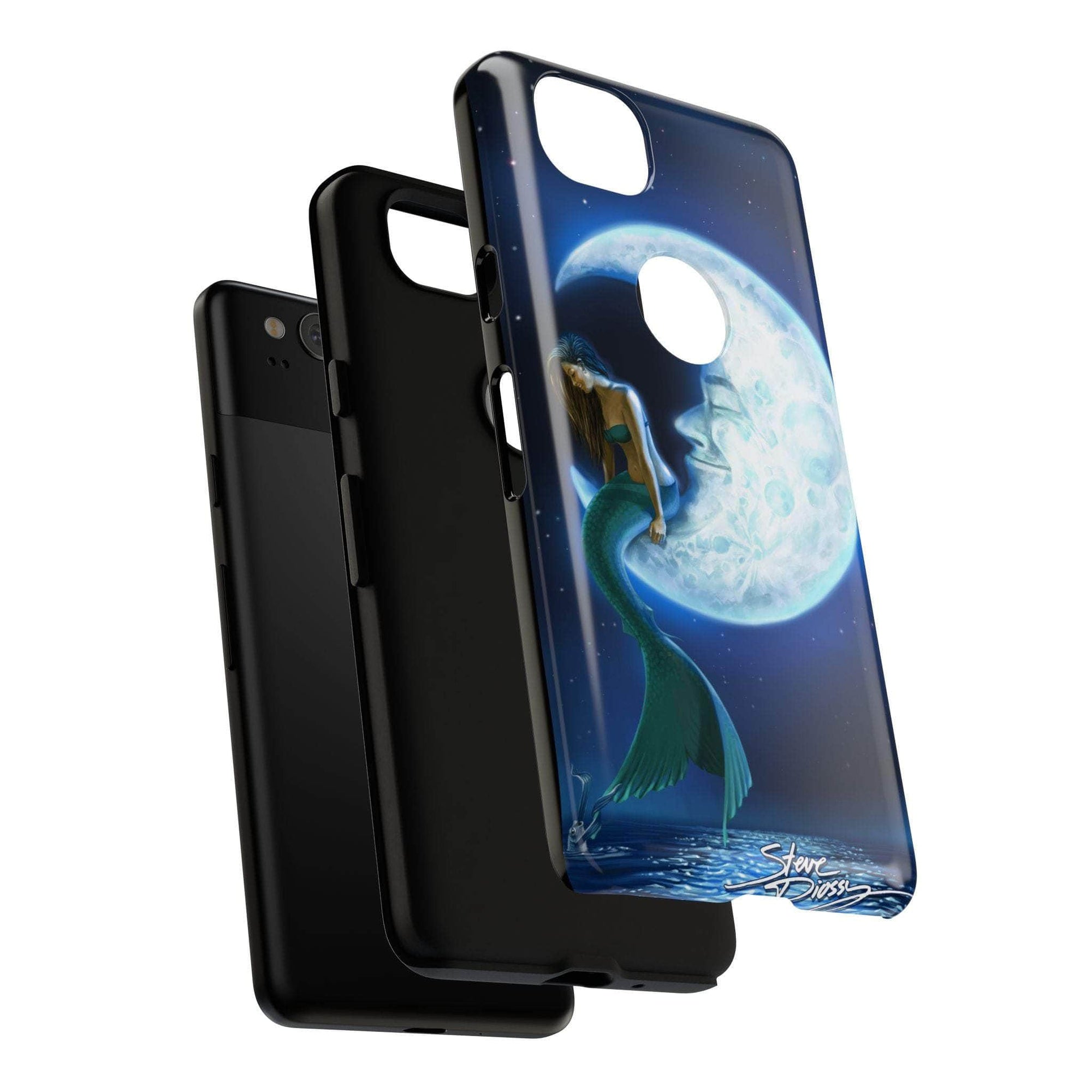 "Mermaid in the Moon" Tough Phone Cases