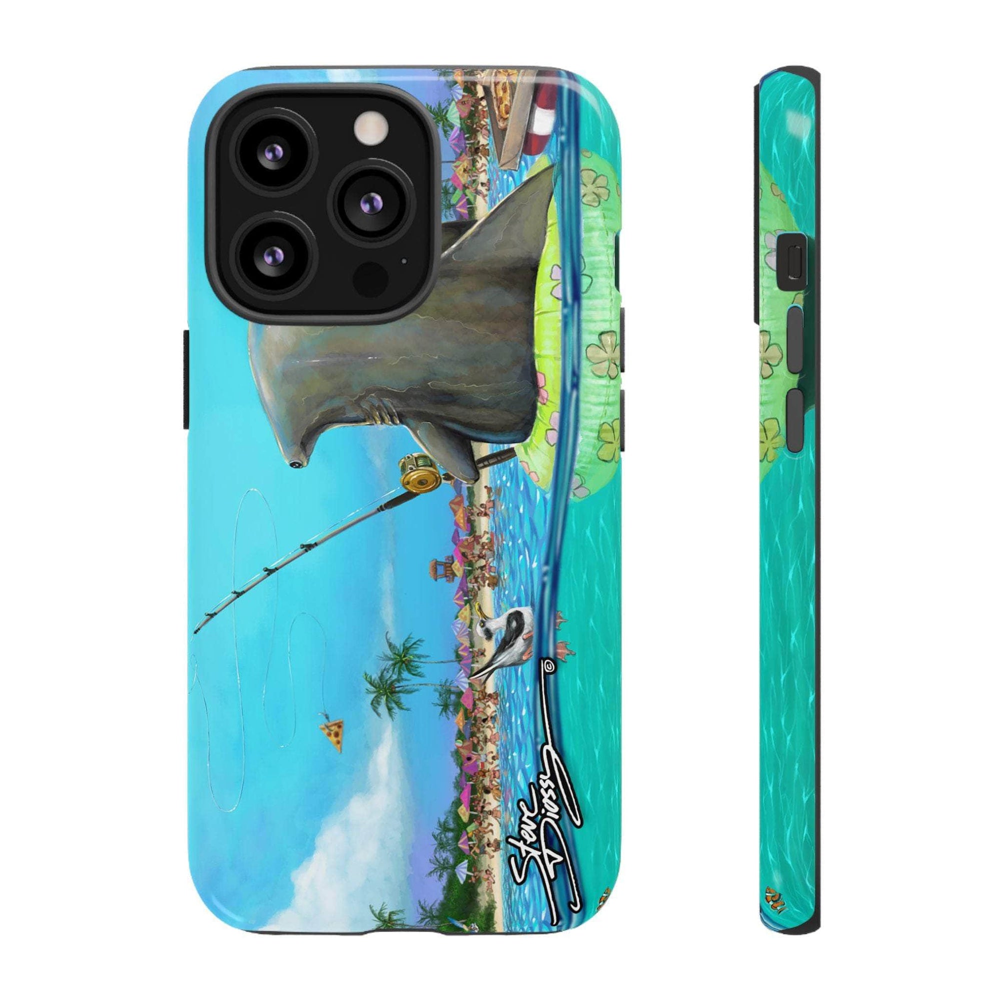 "Shark Fishing" Tough Phone Cases