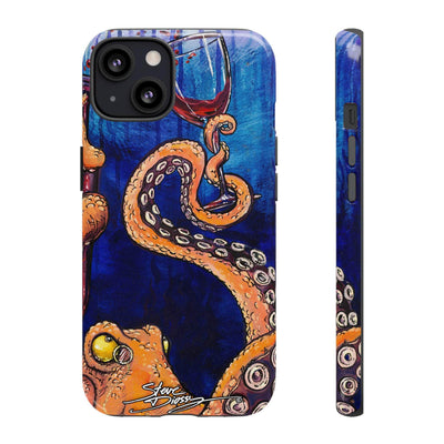 "Octopus the Connoisseur" Tough Phone Cases