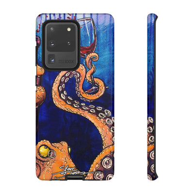 "Octopus the Connoisseur" Tough Phone Cases