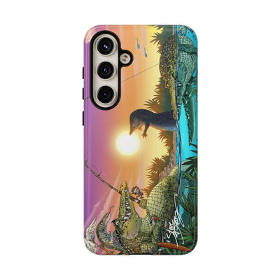 "Gator Fishing" Tough Phone Cases