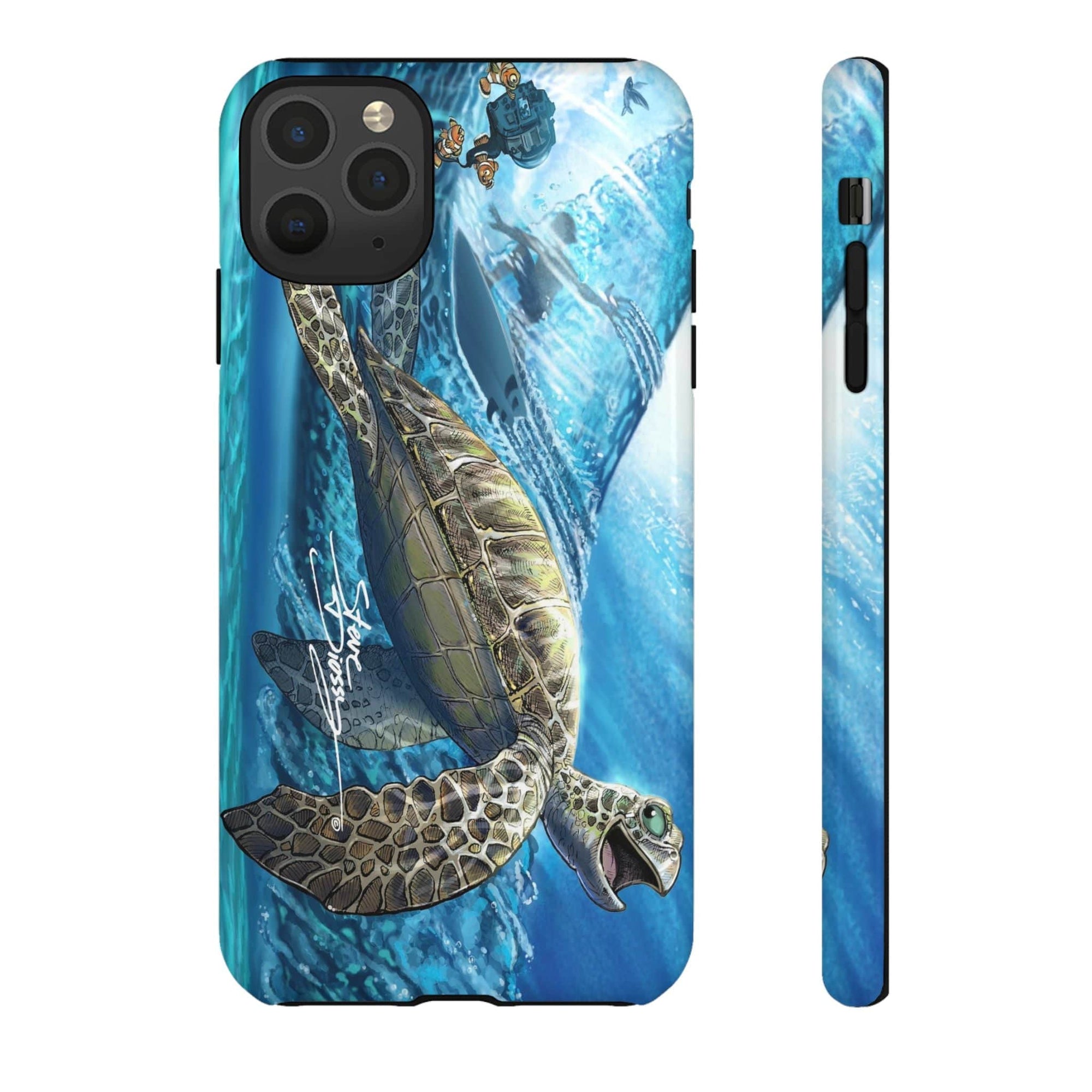 "Turtley Tubular" Tough Phone Cases