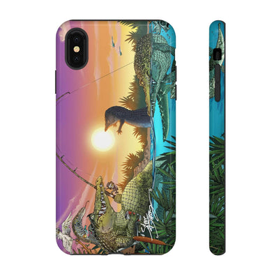 "Gator Fishing" Tough Phone Cases