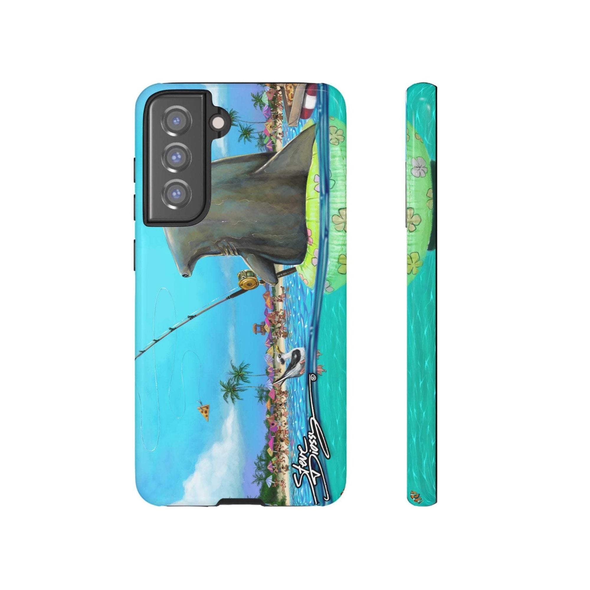 "Shark Fishing" Tough Phone Cases