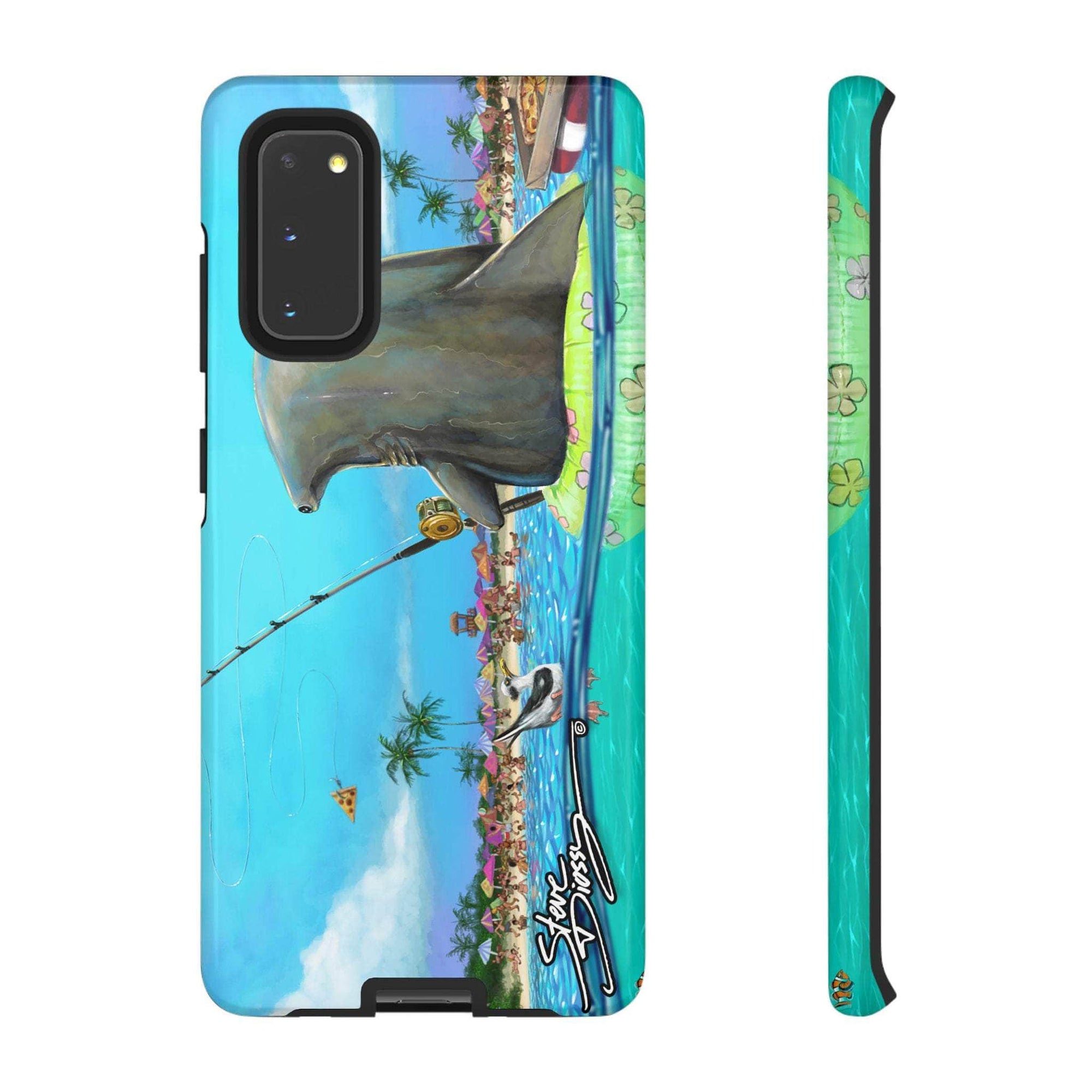 "Shark Fishing" Tough Phone Cases