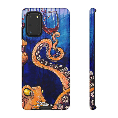 "Octopus the Connoisseur" Tough Phone Cases