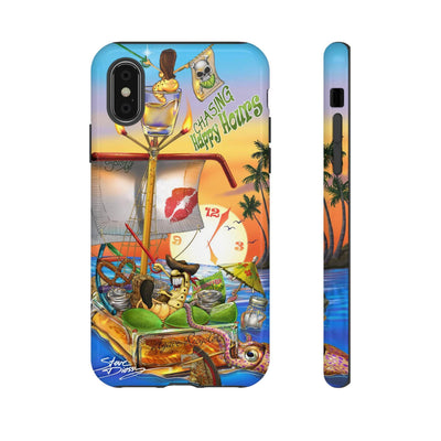 "Chasing Happy Hours" Tough Phone Cases