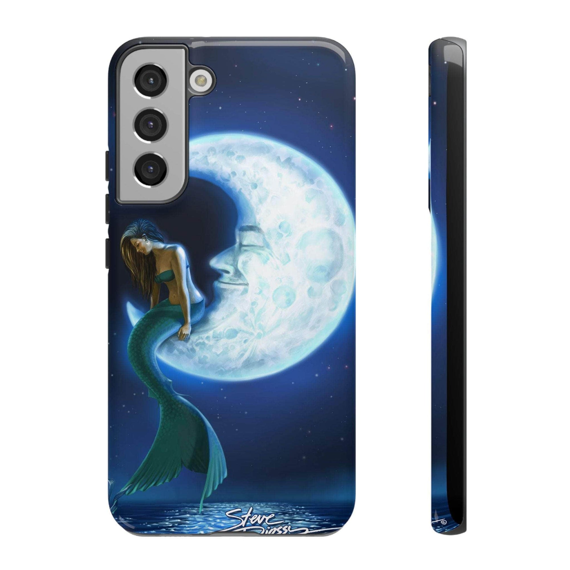 "Mermaid in the Moon" Tough Phone Cases