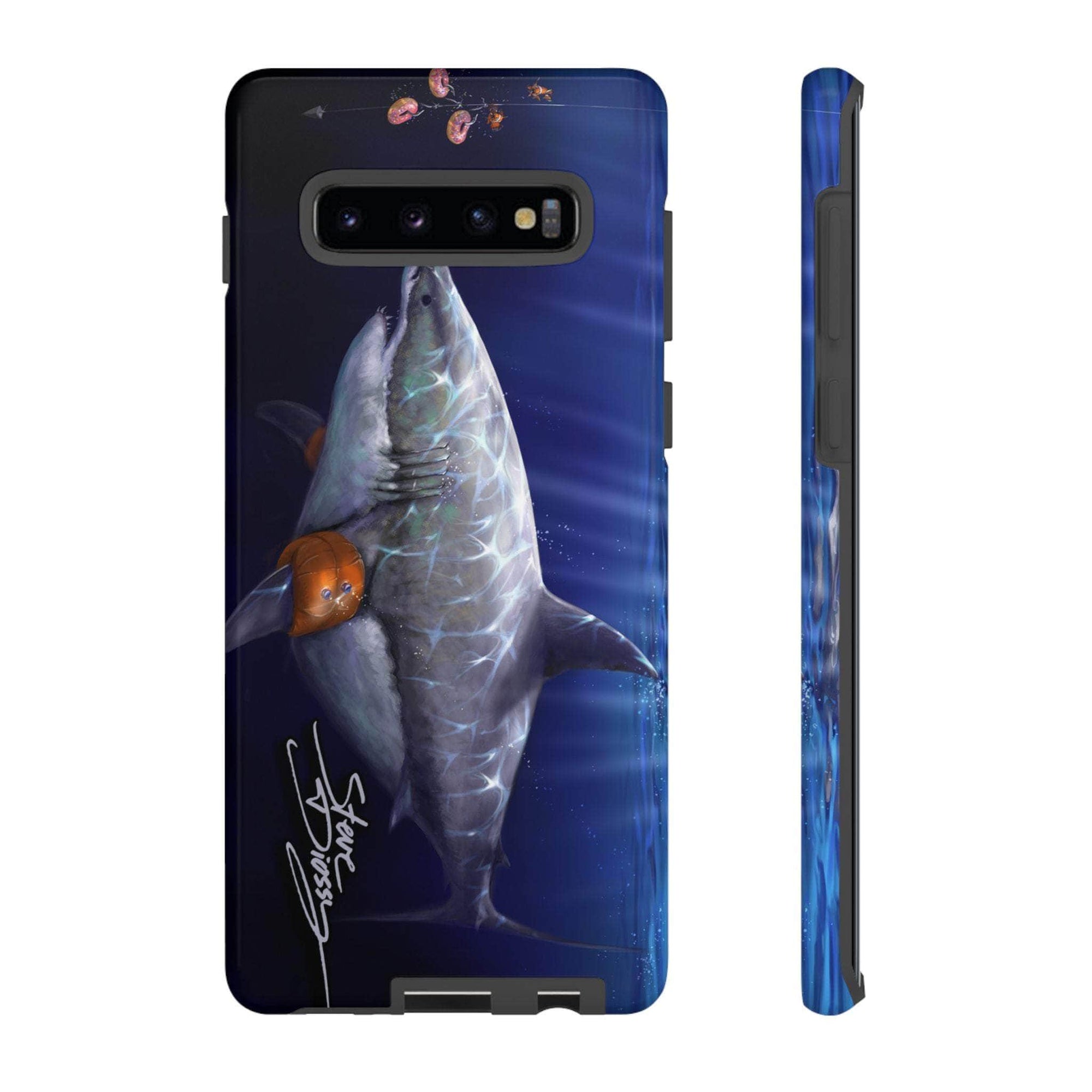 "Donut Shark" Tough Phone Cases