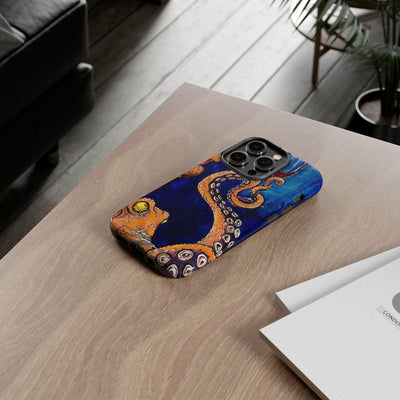 "Octopus the Connoisseur" Tough Phone Cases