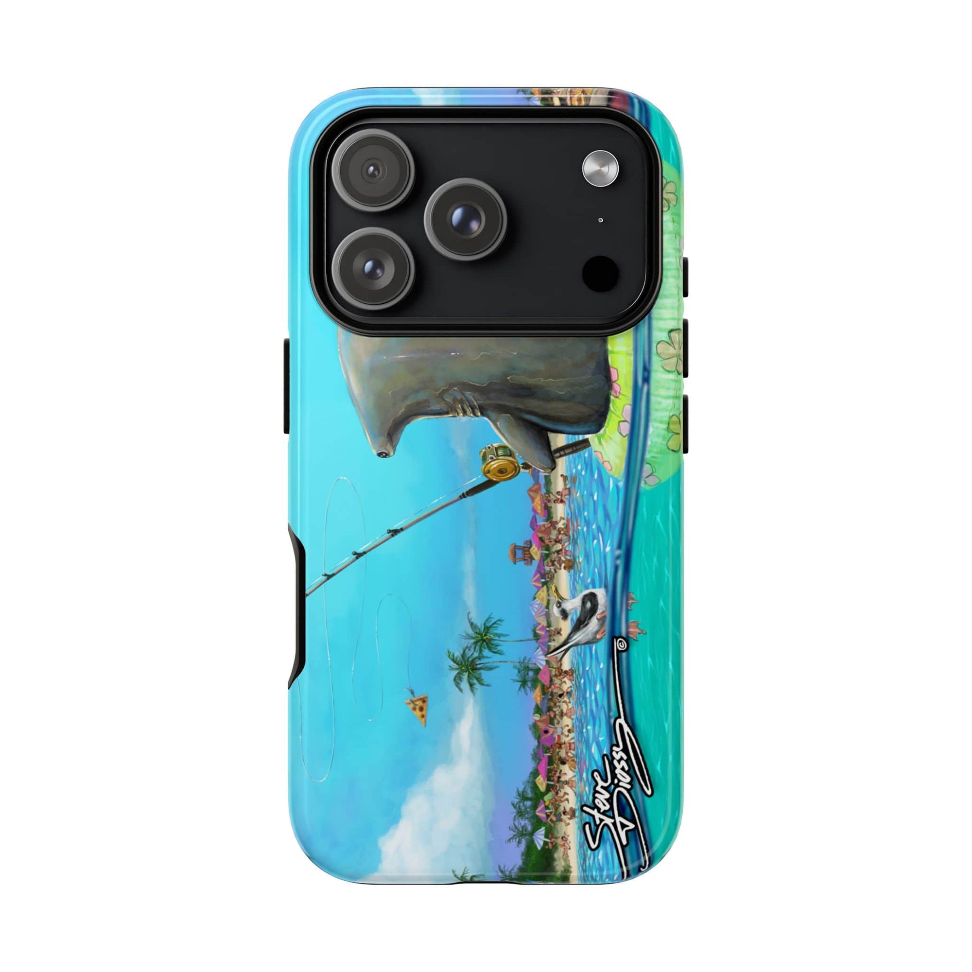 "Shark Fishing" Tough Phone Cases