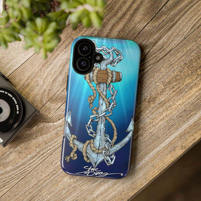 "Anchors Aweigh" Tough Phone Cases