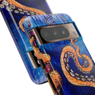 "Octopus the Connoisseur" Tough Phone Cases