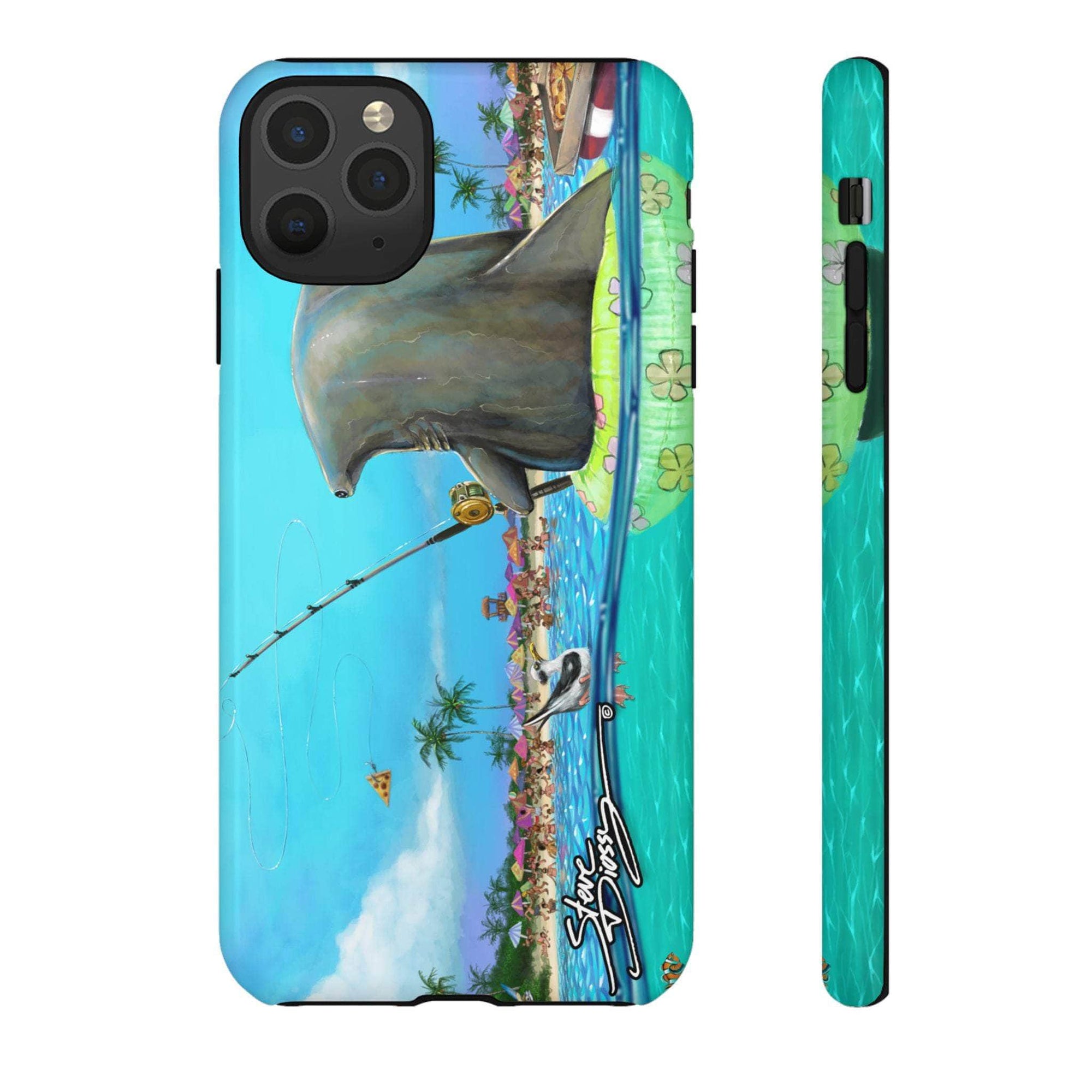 "Shark Fishing" Tough Phone Cases