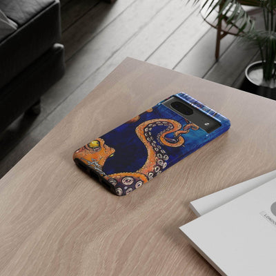 "Octopus the Connoisseur" Tough Phone Cases