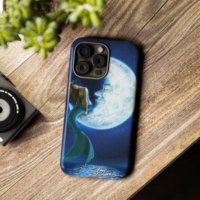 "Mermaid in the Moon" Tough Phone Cases