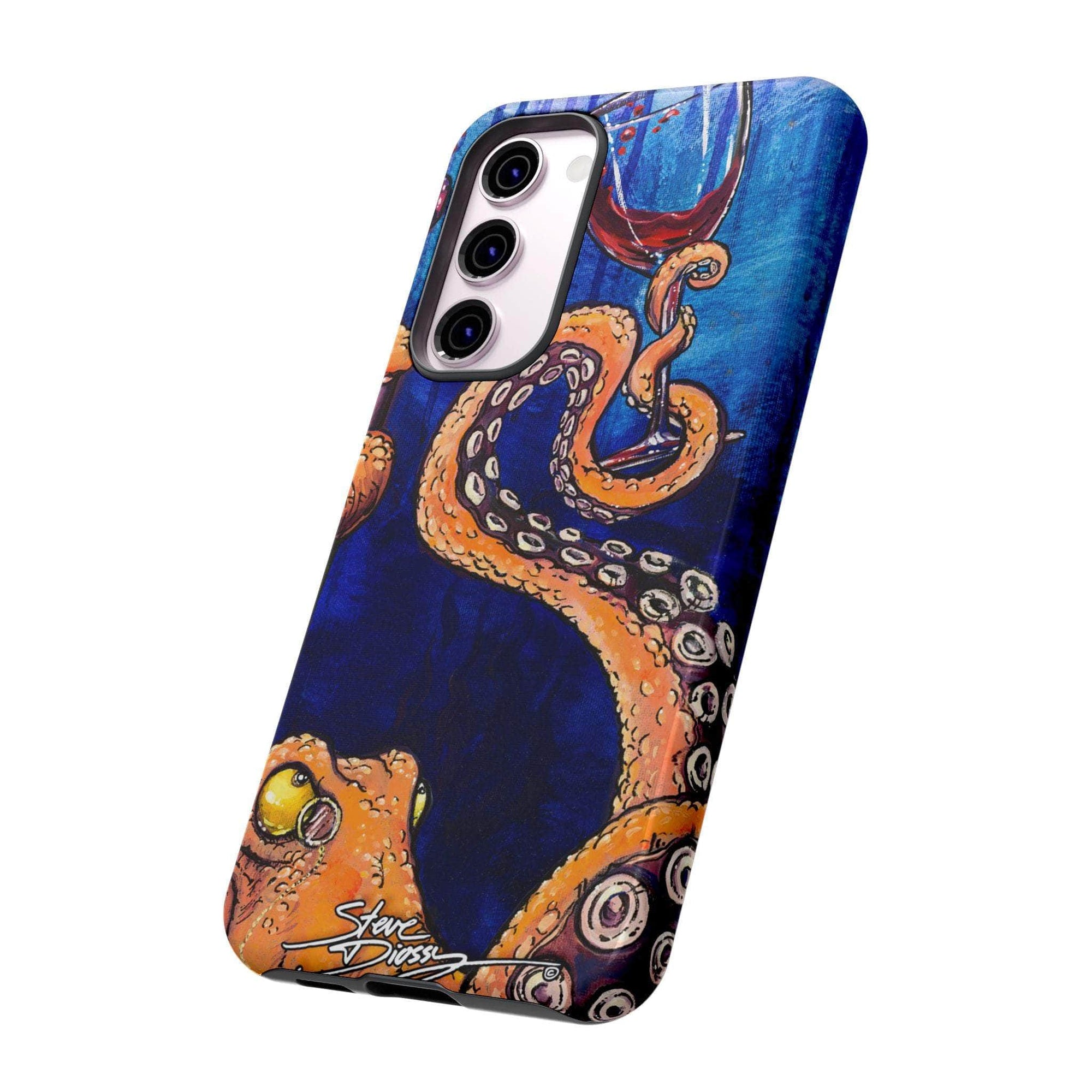 "Octopus the Connoisseur" Tough Phone Cases