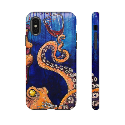 "Octopus the Connoisseur" Tough Phone Cases