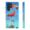 "Dirty Flamingo" Tough Phone Cases