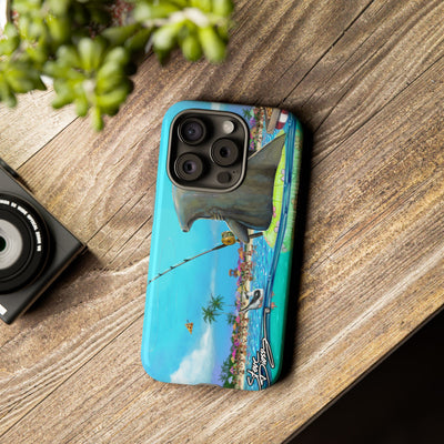 "Shark Fishing" Tough Phone Cases