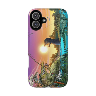 "Gator Fishing" Tough Phone Cases