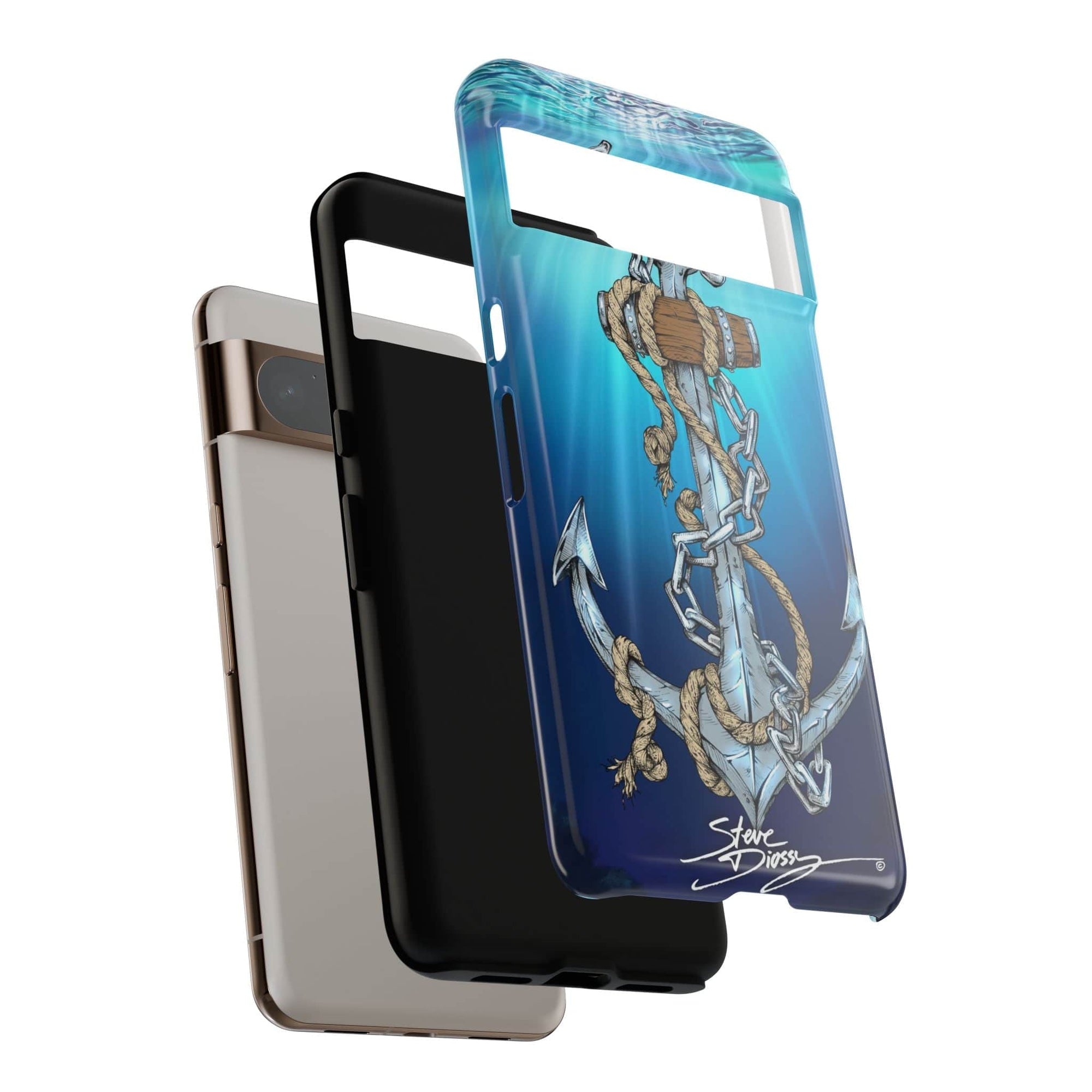 "Anchors Aweigh" Tough Phone Cases