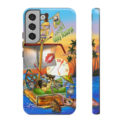 "Chasing Happy Hours" Tough Phone Cases