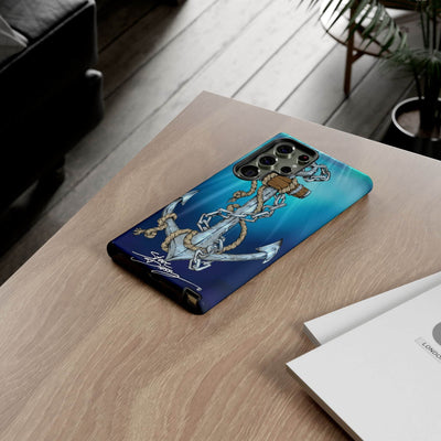 "Anchors Aweigh" Tough Phone Cases