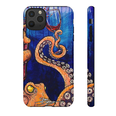 "Octopus the Connoisseur" Tough Phone Cases