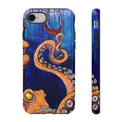 "Octopus the Connoisseur" Tough Phone Cases