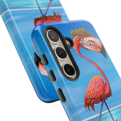 "Dirty Flamingo" Tough Phone Cases