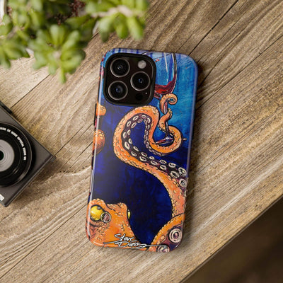 "Octopus the Connoisseur" Tough Phone Cases