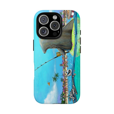 "Shark Fishing" Tough Phone Cases