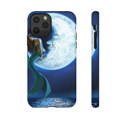 "Mermaid in the Moon" Tough Phone Cases