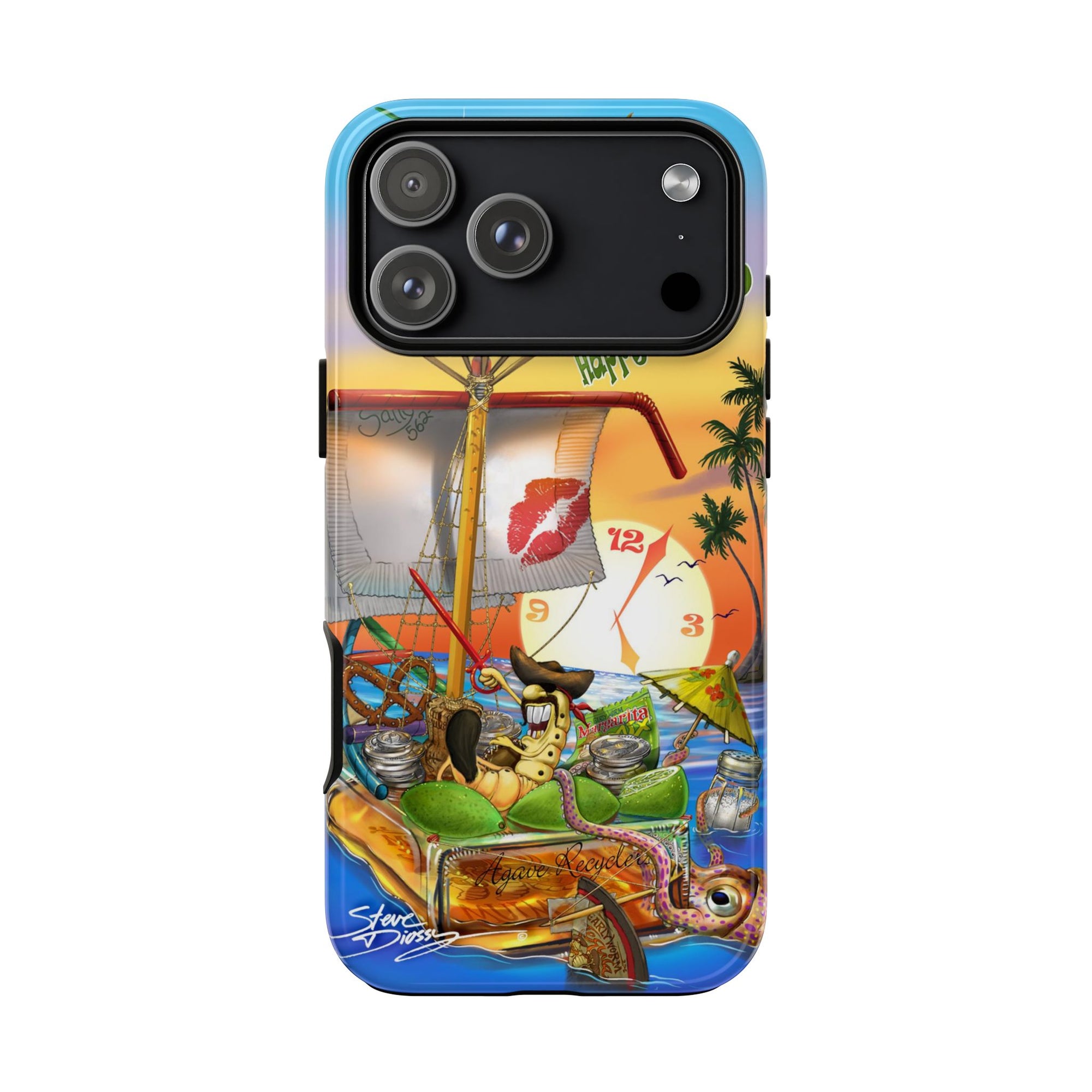 "Chasing Happy Hours" Tough Phone Cases