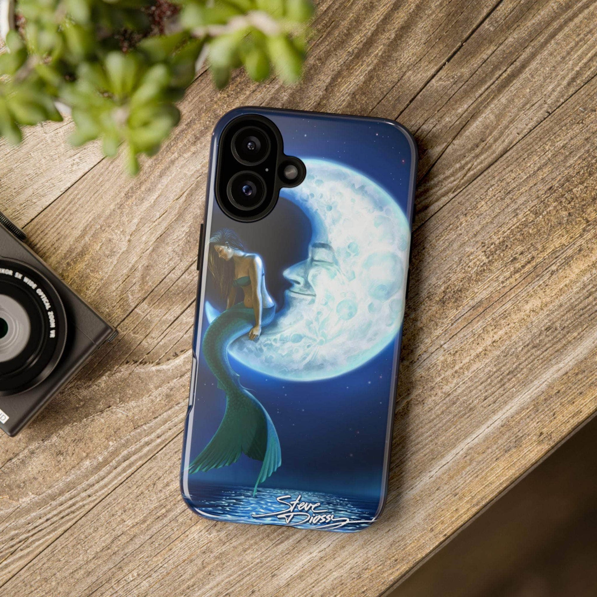 "Mermaid in the Moon" Tough Phone Cases