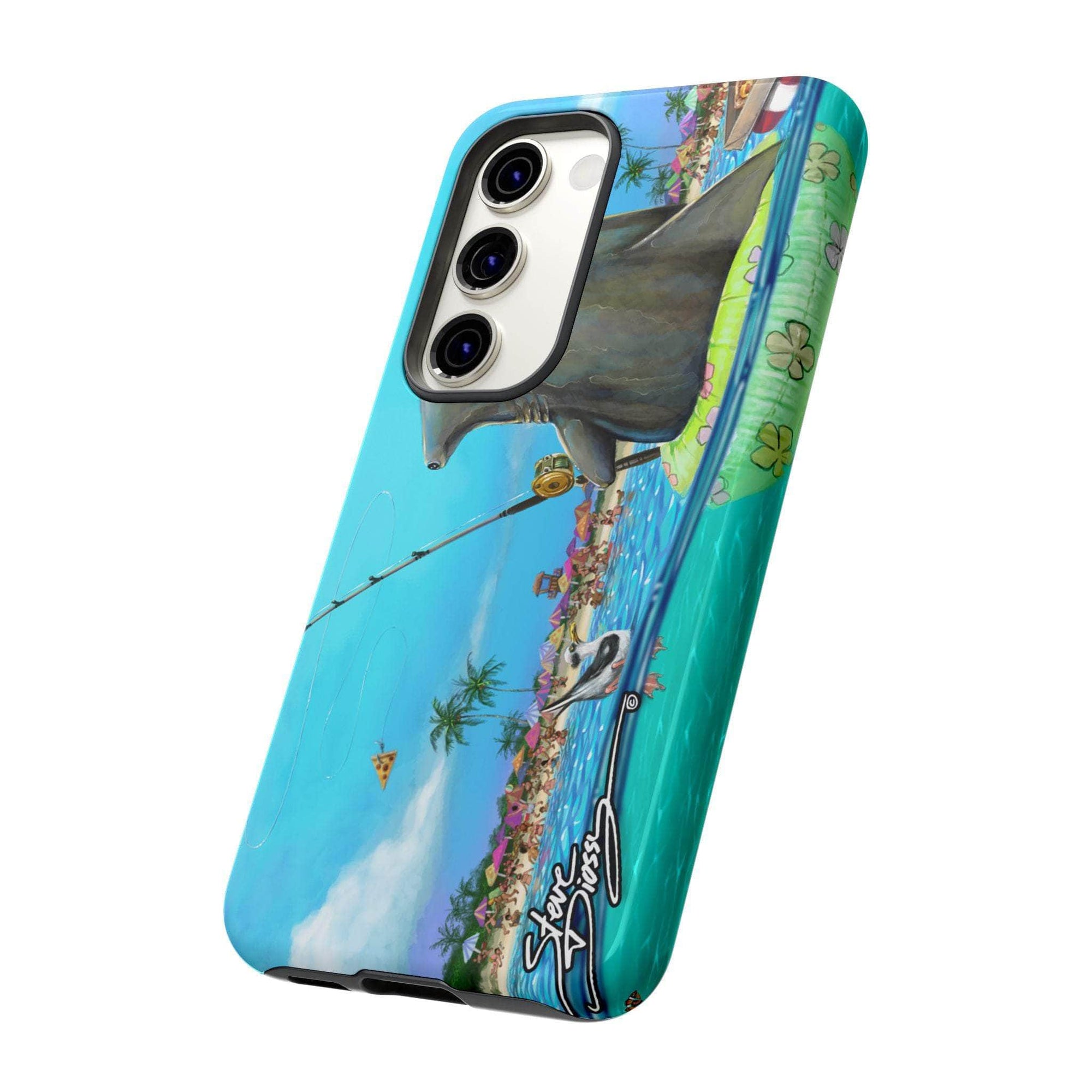 "Shark Fishing" Tough Phone Cases