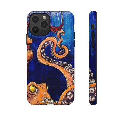 "Octopus the Connoisseur" Tough Phone Cases