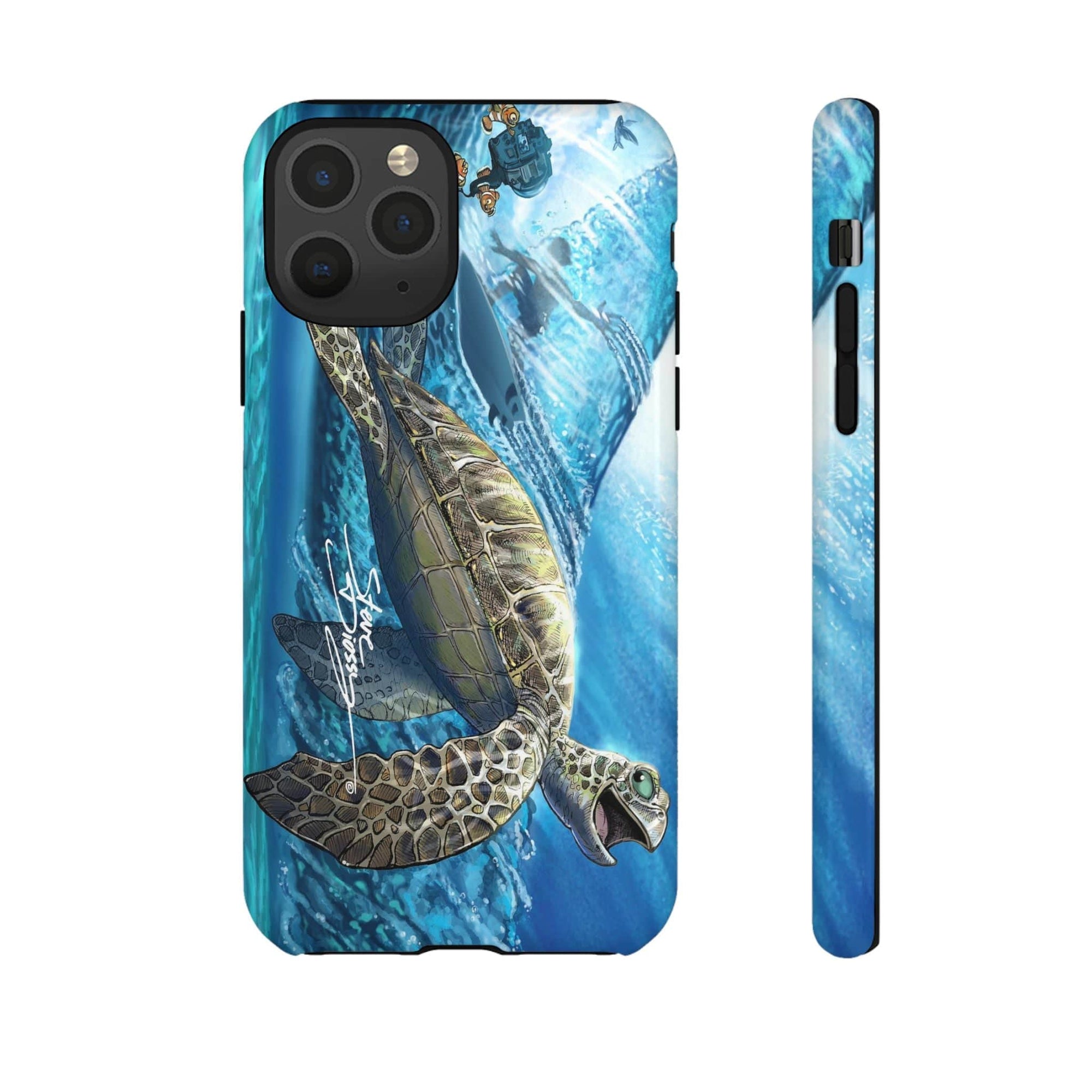 "Turtley Tubular" Tough Phone Cases
