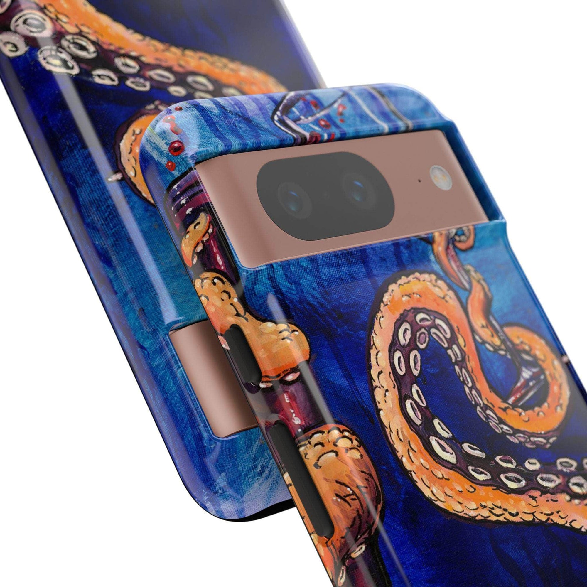 "Octopus the Connoisseur" Tough Phone Cases
