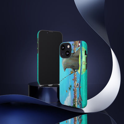 "Shark Fishing" Tough Phone Cases