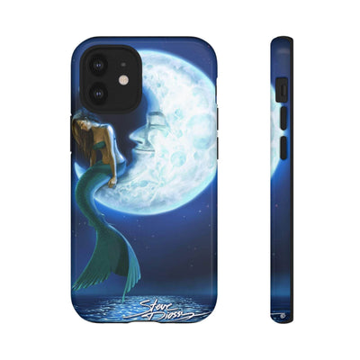 "Mermaid in the Moon" Tough Phone Cases